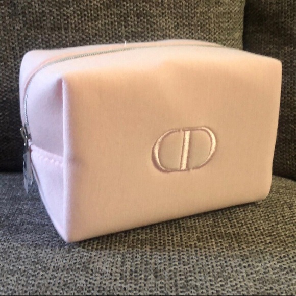 DIOR Beauty Makeup Logo Small Luxury Pouch Gift Light Pink Authentic Barbie - Picture 6 of 16